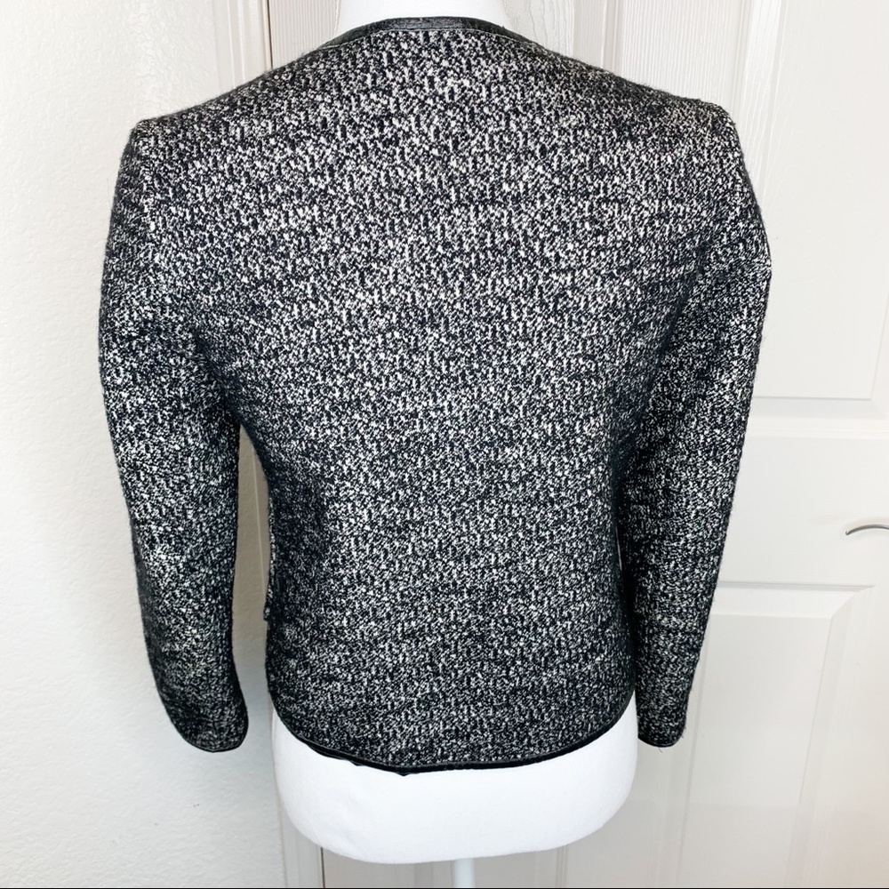 Sandro Printed Evening Jacket Size Medium - image 5